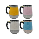 Caneca Mixer Misturador Inox Automática 400ml Copo Térmico Mixer de Bebidas Whey Café Suco Shake