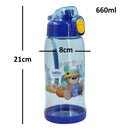 Garrafa de Água Infantil 660ml - Estampa Ursinho para Escola escritorio