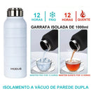 Garrafa Térmica VIAGEM 1000ml Frio E Quente Carro Caneca