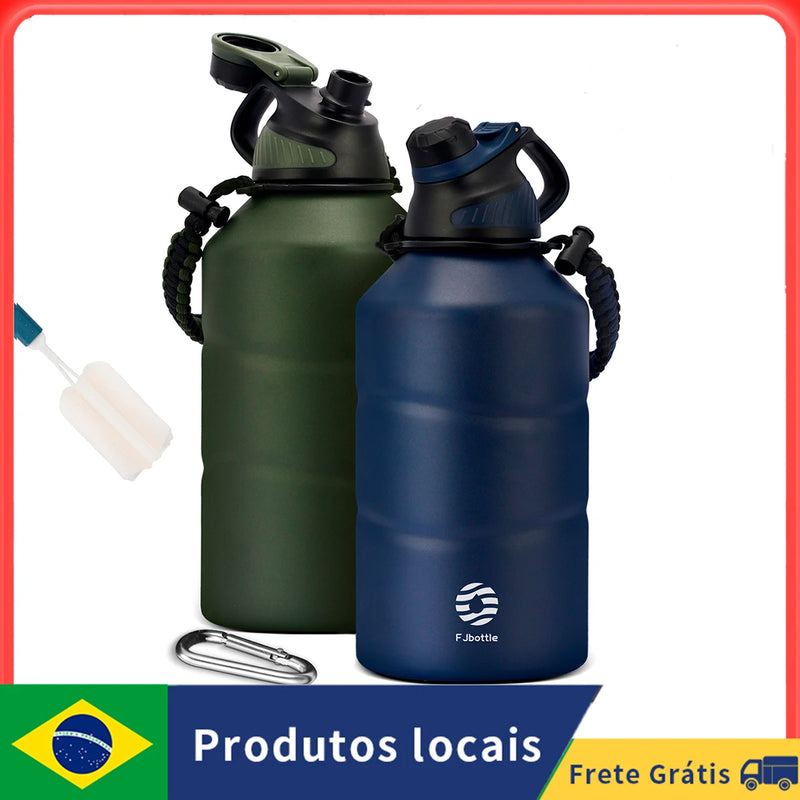 Garrafa Térmica de Aço Inoxidável com Magnetic Force ,Grande 1.9L